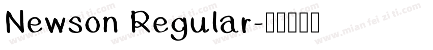 Newson Regular字体转换